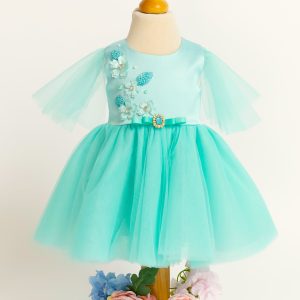 Aqua Turquoise Baby Dress
