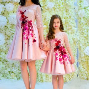 Set rochii mama fiica Royal Taffeta
