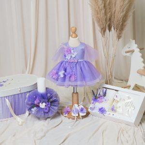Set Trusou Complet Botez Lavender
