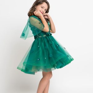 Emerald Green Girl Dress
