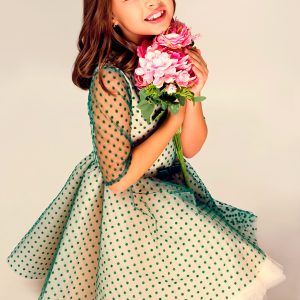 Lyla Green Girl Dress