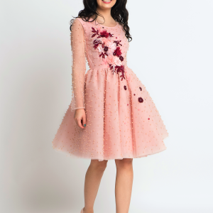 Peach Pearl Dress