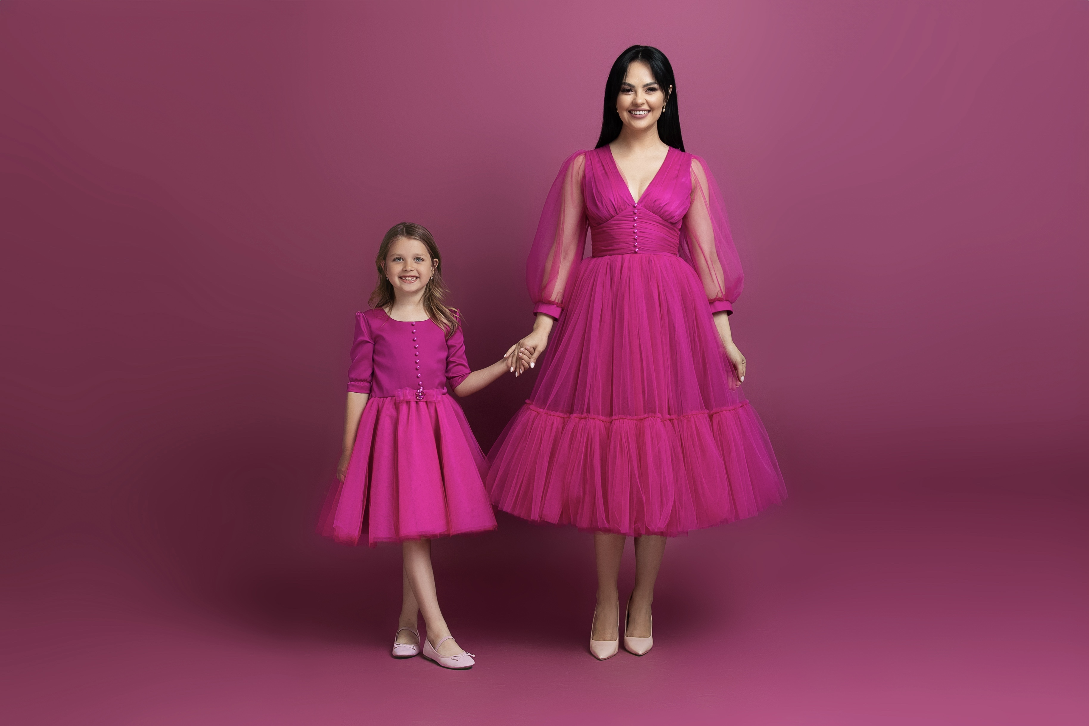 Rochie fetita Cyclamen - imagine 2