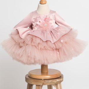 Dusty Silk Baby Dress
